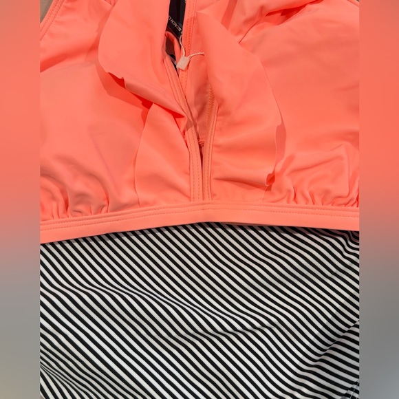 Pink Ruffle Maternity Swimsuit - Picture 6 of 6